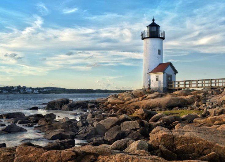 The Annisquam Lighthouse in Gloucester, MA.
